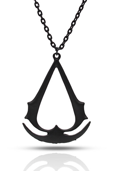 kolbi Assassin's Creed Ezio Figured Black Necklace - Classic Chain Cosplay