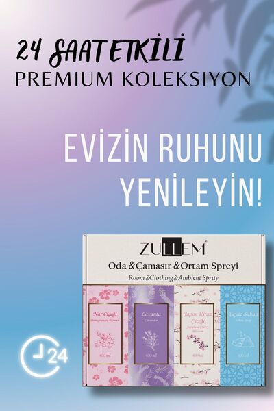 ZULLEM 4 İn 1 Premium Oda Kokusu ( 4 Adet )