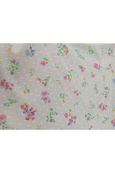 Demirkara Tekstil Floral Patterned Cotton Voile Fabric