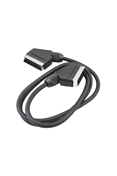 nelerbulurum Yüksek kaliteli 3 METRE Scart Av Kablosu Televizyon-uydu bağlantı Kablosu