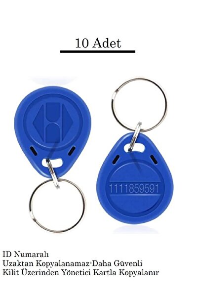 Vwin Bina Giriş Kapıları Akıllı Kilit İçin Çip ID No.lu Sadece Yönetici Kartl...