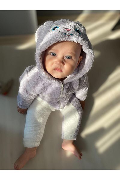 Bebesev Welsoft Plush Unisex Winter Baby Sleeping Bag - Zippered Children's Costume