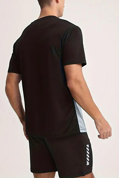 GHASSY CO. Pánské fitness sportovní tričko Ghassy Co. – barva s přechodem, prodyšná sportovní tělocvična