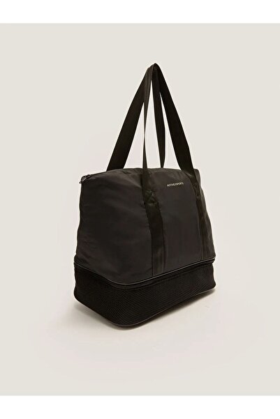 LC Waikiki STD Paraşüt Kumaş Yazı Baskılı Kadın Spor Çantası Klasik