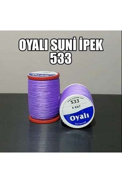 OYALI ΤΕΧΝΗΤΟ ΜΕΤΑΞΩΤΟ ΝΟ:533 - Κλωστή κεντήματος 4 στρώσεων