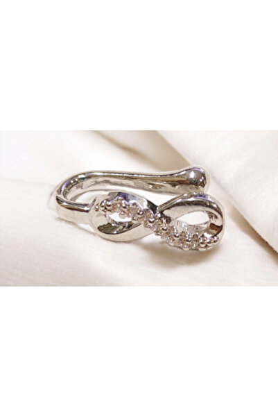 Ayver GÜMÜŞ RENK TAŞLI İĞNESİZ GEÇMELİ MODEL 1,5 CM PİERCİNG