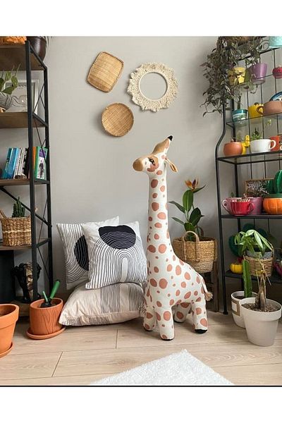 MİNO baby Giraffe Plush Sleeping Companion