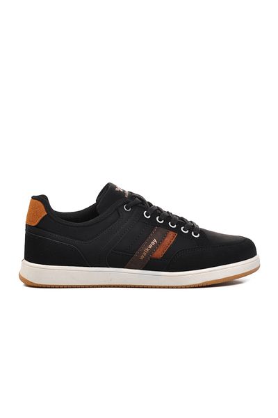 WALKWAY Ανδρικό Sneaker - Σουζού Μαύρο Μπαρέτα