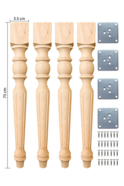 turanahşap Masa ayağı - Ahşap Masa Ayağı - Mutfak Masa Ayağı - Çalışma Masa Ayağı