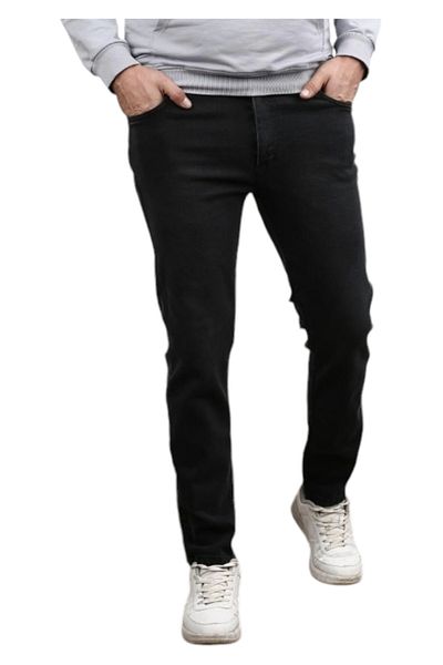 GGMM Black Power Lycra - Ανδρικό τζιν παντελόνι Slim Fit