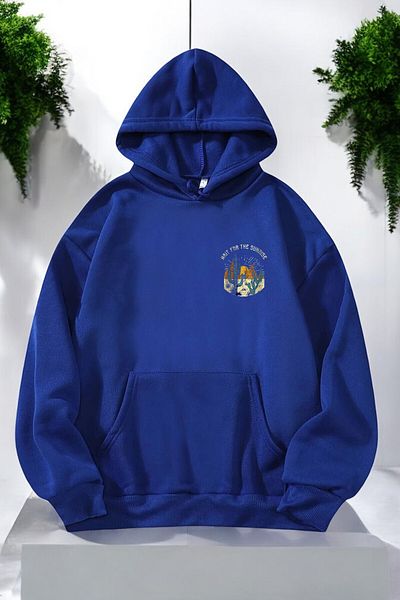 trendypassion Hanorac și hanorac oversize din bumbac unisex cu imprimeu Arizona