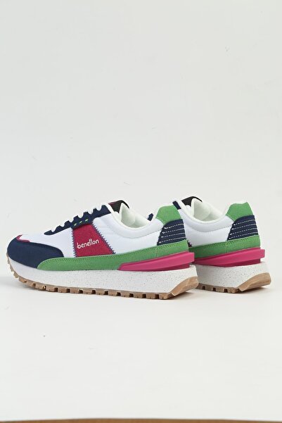 Benetton ® | İTHAL Kadın Lacivert Fusya Spor Ayakkabı BNI-10070