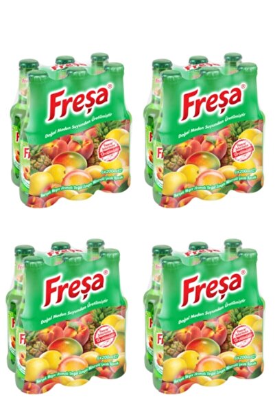 FREŞA Karışık Meyve Aromalı Madensuyu Koli 24 X 200 ml