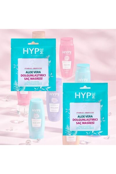 HYP ME Aloe Vera Dolgunlaştırıcı Saç Maskesi 50 ml x 2 adet