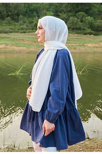 Mides scarf Cotton Jazz Shawl White