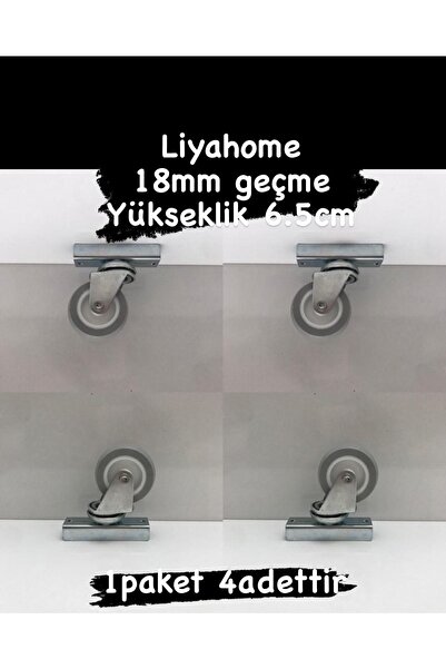 fds Akıllı Masa Sehpa Tekerleği 18mm Geçme 75kg Taşıma Kapatiseli