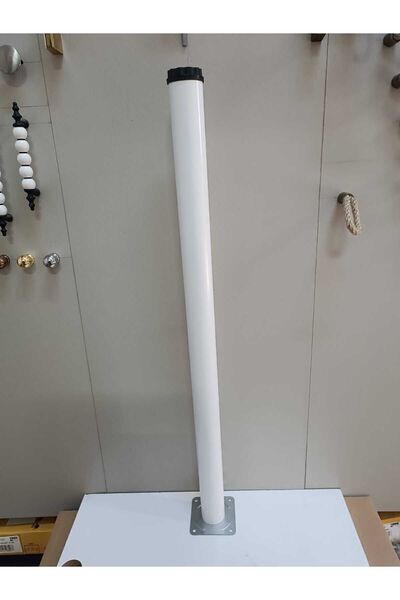 LİYAHOME SÜTBEYAZ MOBİLYA MASA BORU AYAĞI (ÇAP ÖLÇÜSÜ 42MM) (BOY UZUNLUĞU 71C...