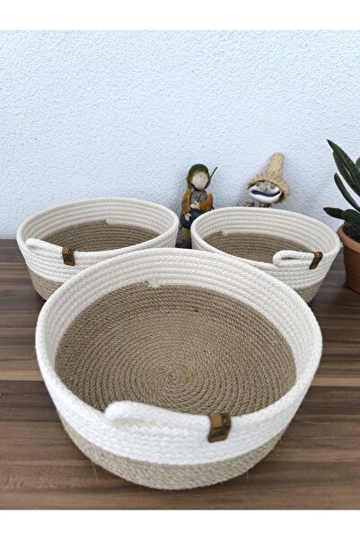 Naspar 3-комплект кошиків для рушників, органайзер для кухні та ванної кімнати, багатофункціональний набір кошиків