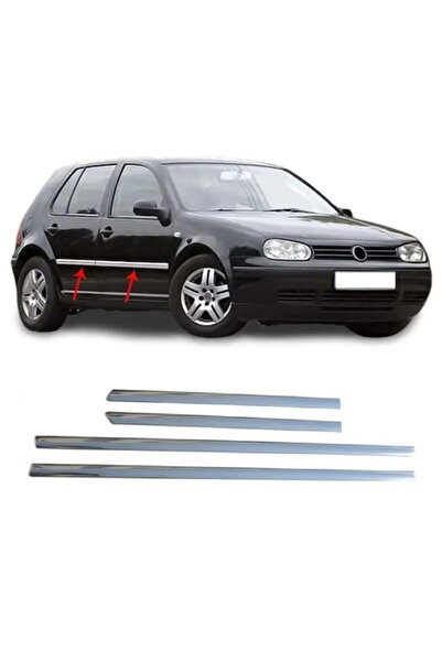 MYTUNİNG Vw Golf 4 Krom Yan Kapı Çıtası 1998-2004 P.çelik uyumlu