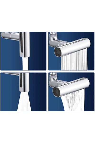 Mayaglory Stepped Adjustable Kitchen Fixture Faucet Head,Functional Waterfall Mode Faucet Head