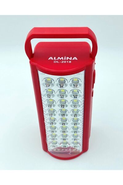 Genel Markalar 24 Büyük Ledli Kırmızı 80 Saat Yanan Led Işıldak