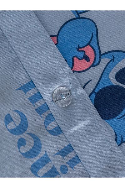 LC Waikiki LCW HOME - Set lenjerie de pat pentru copii cu imprimeu Lilo and Stitch (160x220/50x70 cm)