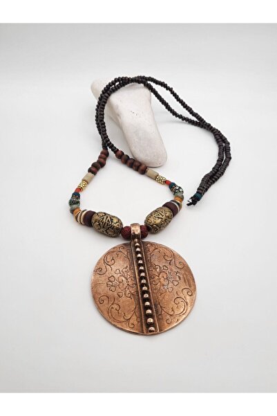 embaaksesuar سترة بوهيمية أصلية مع قلادة طويلة