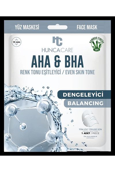 Hunca Care AHA&BHA Paper Face Mask - Color Tone Equalizer