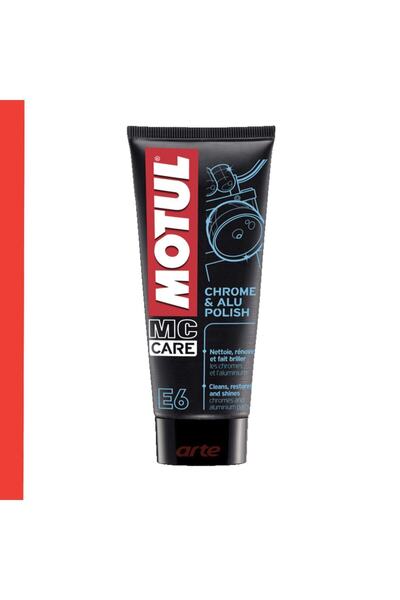 Motul E6 Krom, Nikelaj Ve Aluminyum Yüzey Parlatıcı Motul 100Ml