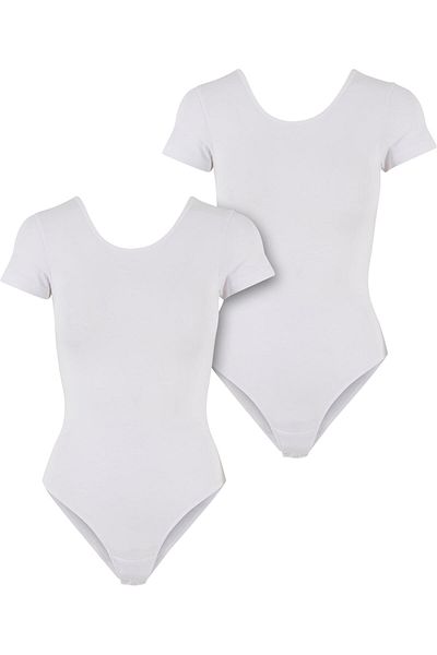 Urban Classics Damen Bio-Stretch-Jersey 2er-Pack