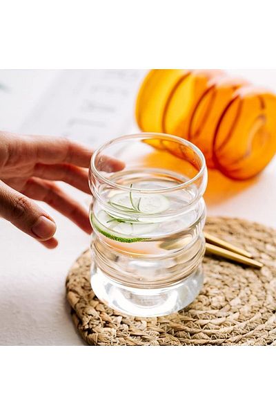 Demirhan Group Heat Resistant Borosilicate Glass Strip Shaped Cup