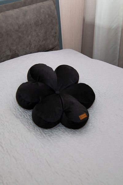 Rayda Home Perna Decorativa Floare Neagra Floare 42*42 Cm