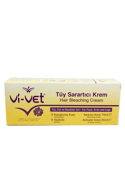 Vi-vet Cream Color Feather Lightener - 35ml and 70ml 2 Pieces