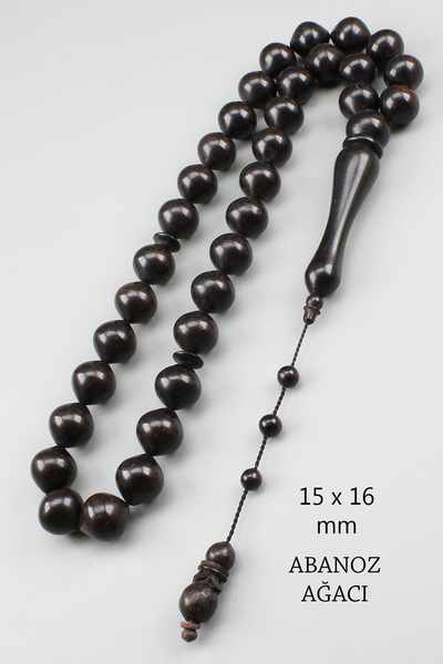 isfahantakı Ekstra Büyük boy abanoz venge zeytin ağacı tesbih