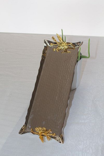 Zinnun Hammer Forged Copper Tray