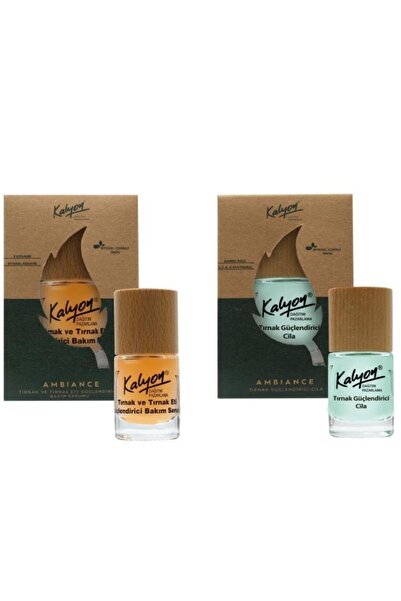 Kalyon Bitkisel Tırnak Güçlendirici Cila 11 Ml+tırnak Ve Tırnak Eti Güçlendir...