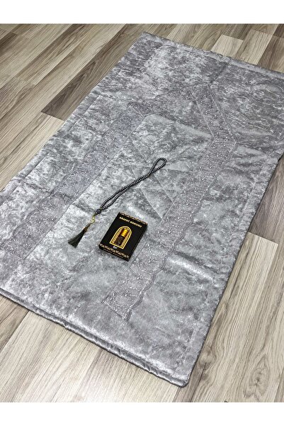 AYHANHOME Velvet Laced Bride Groom Set - Σετ χαλιών προσευχής 3 τεμαχίων, κουτί δέσμης προίκας