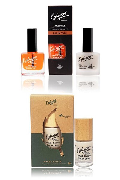 Kalyon Tırnak Sertleştirici+bakım Yağı+ Bitkisel Tırnak Onarıcı Bakım Cilası ...