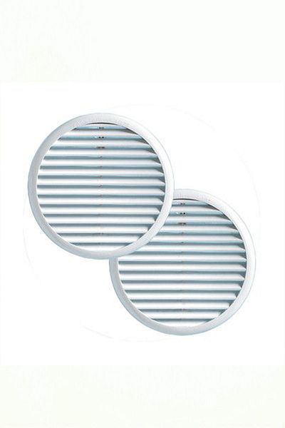AKBELLİ GROUP White Natural Gas Ventilation Glass Vent Cover Diameter 18 Cm (New Legitimate)