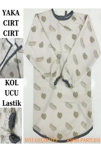 Aşkın Parti Evi 4-7 ani șorț de pictură pentru activități pentru copii, rezistent la lichide, cu mâneci lungi