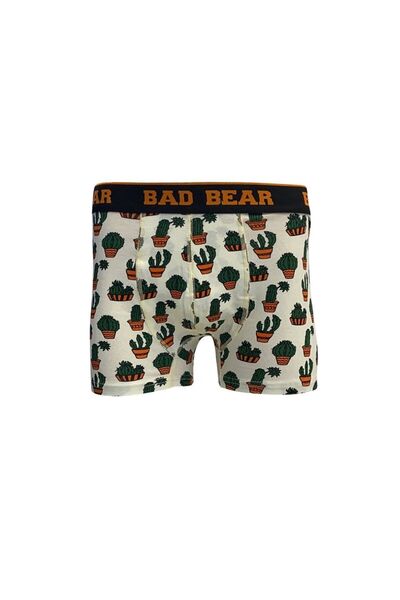 Bad Bear Ecru Men's Cactus Boxers - 21.01.03.003-C04 Model