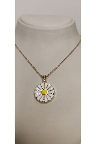 TTT.desıgn Papatya Çelik Kolye Sevgililer Günü Doğum Günü Hediye