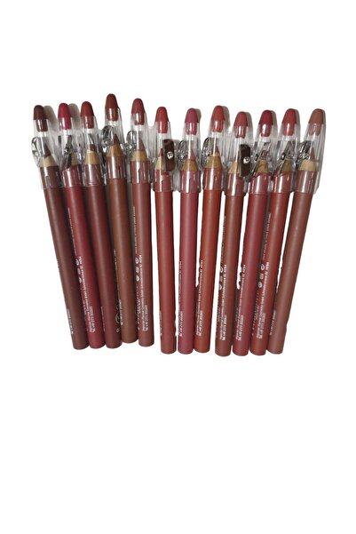 Posh makeup قلم تحديد الشفاه جامبو 12 قطعة