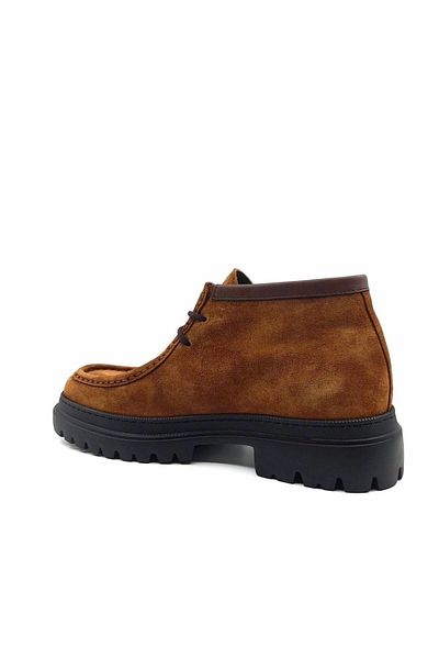 Libero 4512 Ανδρικές μπότες από γνήσιο δέρμα Nubuck Tan Color