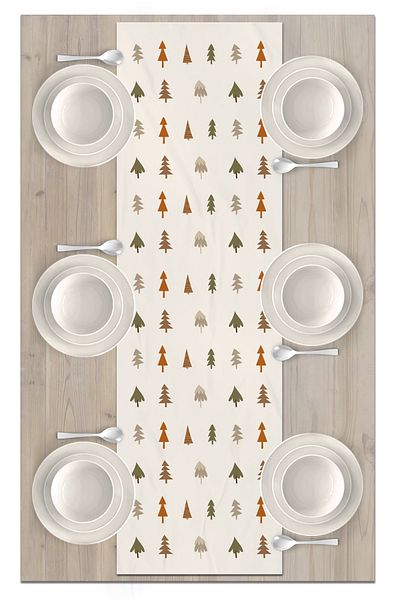 Bertille Home New Year Series - 140X40 cm Digital Printed Runner (Christmas Christmas)