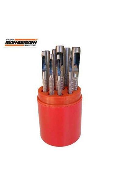 Mannesmann 667 Leather-strap Puncher Drilling Set 9 Pieces