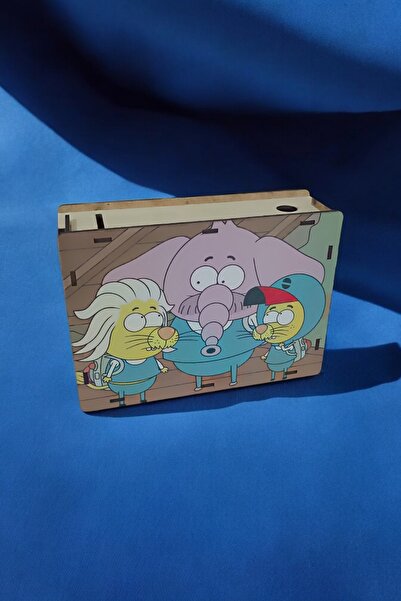 wooden gift design Ahşap Kumbara Baskı Yüzeyli 20*15*5 cm Özel Tasarım