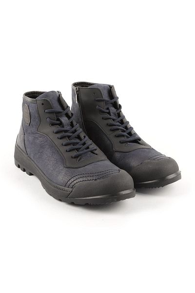 Libero 1339 Navy Blue Nubuck Casual ανδρικές μπότες με μαλλί εσωτερικά