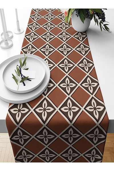 Bertille Home 140X40 cm Digital Printed Classic Runner
