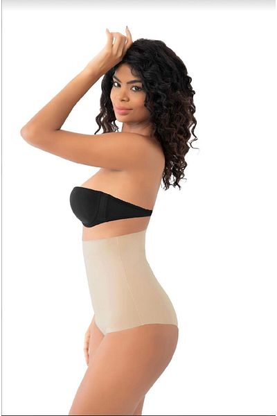 tusem butik homewear High Waist Laser Cut Silicone Non-Marking Slip Corset - Slimming Size 2